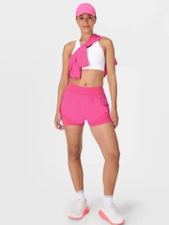 Sweaty Betty Tempo Run Shorts Pink Sale