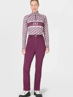 Sweaty Betty Purple Ski Half Zip Thermal Sale