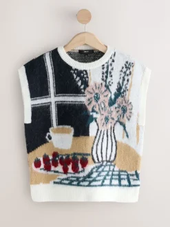Next Knitted Tank Table Scene