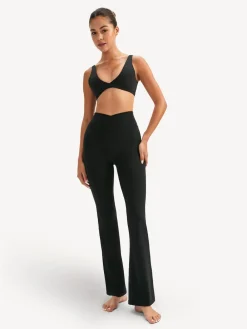 TALA Black Flare DayFlex Wrap High Waisted Leggings