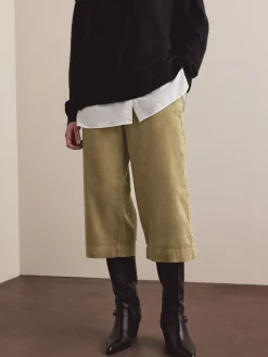 Next Cord Culottes Tan Brown New