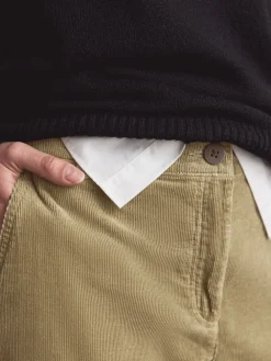 Next Cord Culottes Tan Brown New