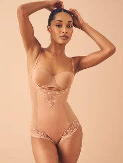 Next Tan Brown Firm Tummy Control Wear Your Own Bra Shaping Body Online