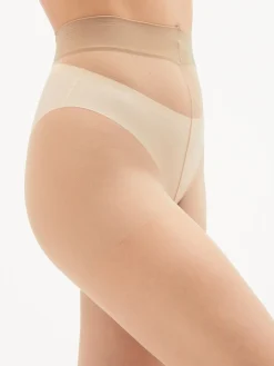 Next Sandal Toe Sheer 5 Denier Tights Tan Brown Discount