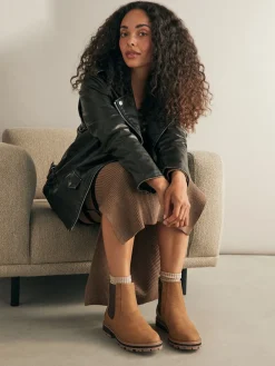 Next Standard/Wide Fit Chelsea Boots Tan Brown Online