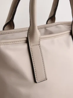 Next Nylon Cross-Body Bag Taupe Brown Online