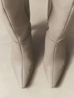 Next Forever Comfort® Knee High Hardware Trim Heeled Boots Taupe Best