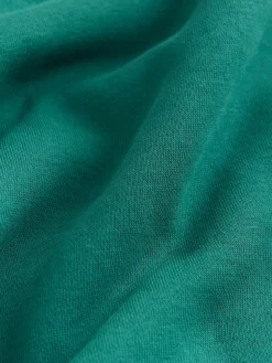 Next Relaxed Fit Heavyweight Longline Crew Neck Sweatshirt Teal Blue Discount