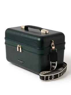 Ted Baker Icon Case Croc Vanity Case Green Sale