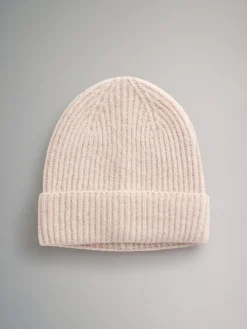 The Set 3 Pack Beanies Oat/Chocolate Brown/Cream