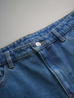 The Set 3 Pack Denim Shorts Mid Blue/Ecru/Black Discount