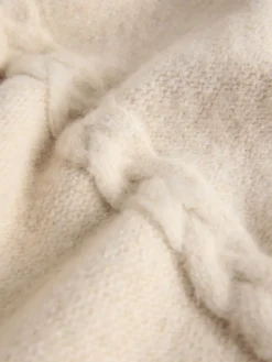 The Set 2 Pack Knitted Cable Cardigans Cream/Black Outlet