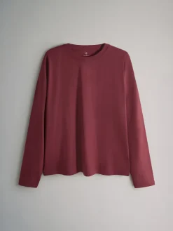 The Set 7 Pack Long Sleeve T-Shirts Navy/Blue/Red/Green/Light Blue/Stone Brown/White Online