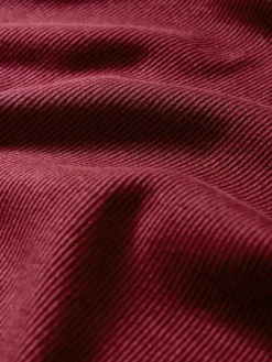 The Set 2 Pack Long Sleeve Ribbed Ruched Maxi Dresses Black/Red Hot