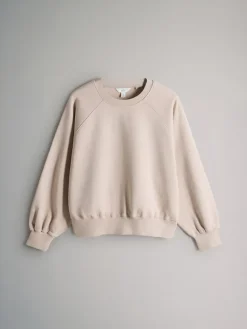 The Set 3 Pack Raglan Sweat Tops Black/Navy/Cream New