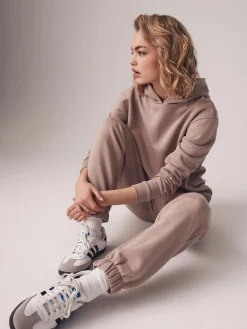 The Set 3 Pack Relaxed Hoodies Cream/Taupe/Black Online