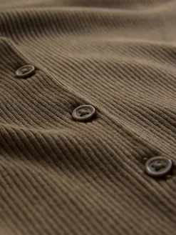 The Set 2 Pack Ribbed Knit Cardigans Black/Brown Discount