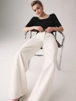 The Set 3 Pack Ribbed Long Sleeve Bodysuits Black/Grey/White Outlet