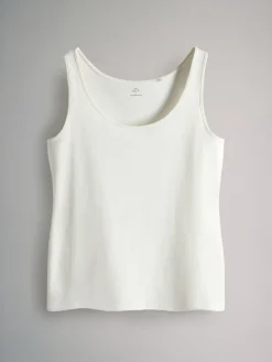 The Set 7 Pack Scoop Neck Vests Chocolate Brown