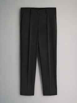 The Set 2 Pack Tapered Smart Trousers Black/Grey Best