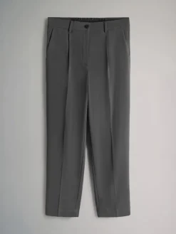 The Set 2 Pack Tapered Smart Trousers Black/Grey Best