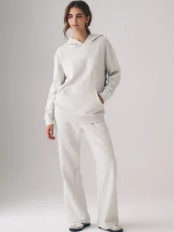 The Set 2 Pack Wide Leg Joggers Black/Grey Discount