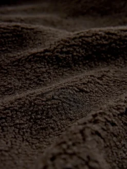 The Set 2 Pack Zip Through Borg Fleeces Chocolate Brown/Cream Best