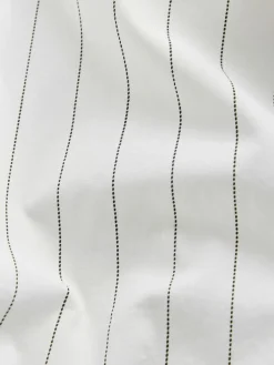 The Set Black/White Pinstripe Puff Sleeve Poplin Blouse 2 Pack Discount