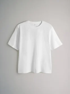 The Set Black/White/Red/Neutrals 10 Pack Short Sleeve Relaxed Fit Crew Neck T-Shirts Outlet