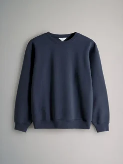 The Set Navy/Oatmeal 4 Pack Crew Neck Sweat and Wide Leg Joggers Clearance