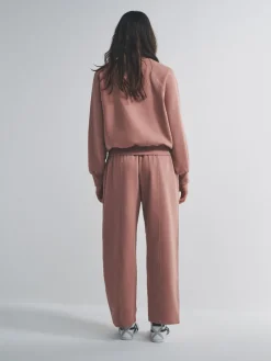 The Set Pink Oversized Raglan Sweatshirt and Barrel Leg Jogger Co-Ord Set Online