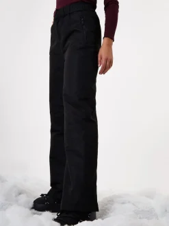 Threadbare Black Padded Ski Trousers