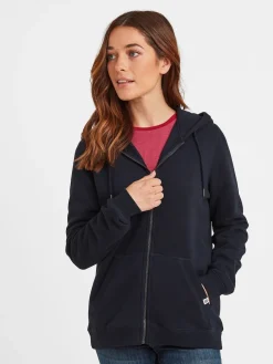 Tog 24 Grey Mia Zip Up Hoodie Blue Discount