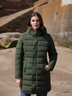 Tog 24 Womens Kirkham Padded Long Parka Green Sale