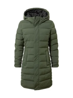 Tog 24 Womens Kirkham Padded Long Parka Green Sale