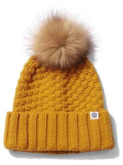 Tog 24 Keeley Winter Knit Hat Yellow Clearance