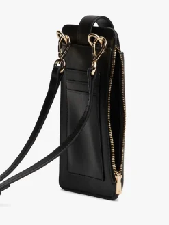 Tommy Hilfiger Hilfiger Icon Monogram Phone Pouch Black New