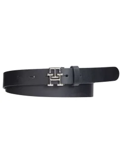 Tommy Hilfiger Black Logo Belt