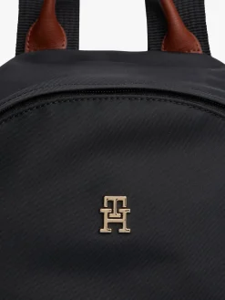 Tommy Hilfiger Black/White Dome Backpack Discount