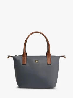 Tommy Hilfiger Webbing Crossbody Tote Bag Grey Outlet