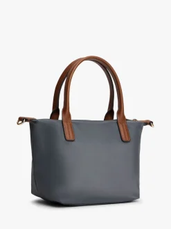 Tommy Hilfiger Webbing Crossbody Tote Bag Grey Outlet