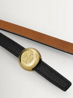 Tory Burch Black Romy Reversible Belt Online