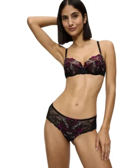 Triumph Black Sensual Spotlight Hipster Knickers Clearance