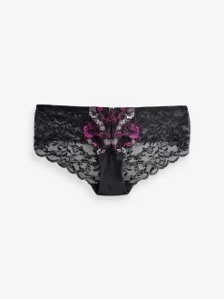 Triumph Black Sensual Spotlight Hipster Knickers Clearance
