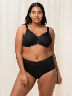 Triumph Wired True Shape Sensation Minimizer Bra Black Clearance