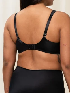 Triumph Wired True Shape Sensation Minimizer Bra Black Clearance