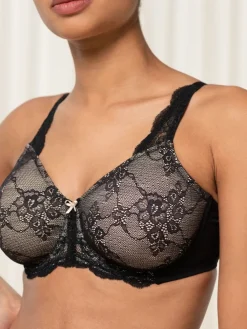Triumph ® Contouring Sensation Minimiser Bra Black New
