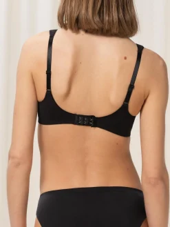 Triumph Modern Soft Cotton Non Wired Bra Black Hot