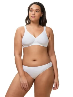 Triumph Modern Soft Cotton Non Wired Bra White Hot