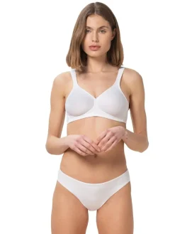 Triumph Modern Soft Cotton Non Wired Bra White Hot